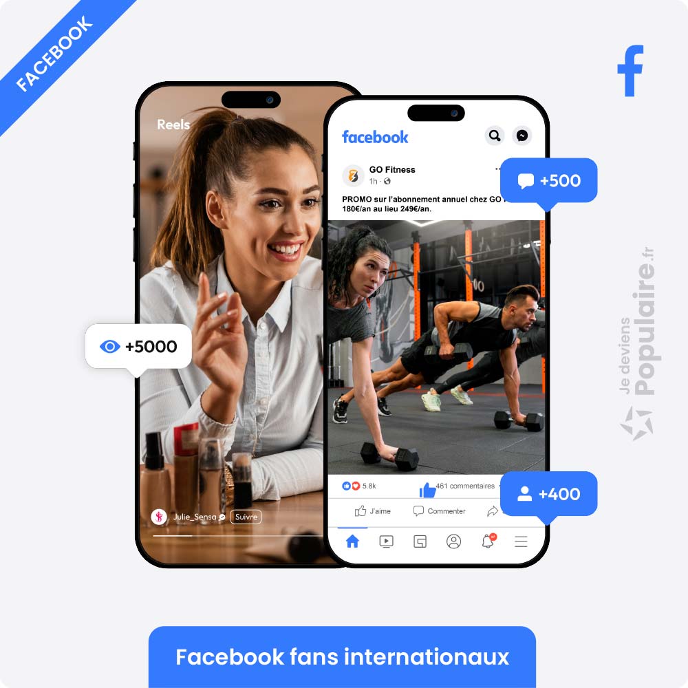 Acheter followers francais Facebook reels et actifs profils qualifies